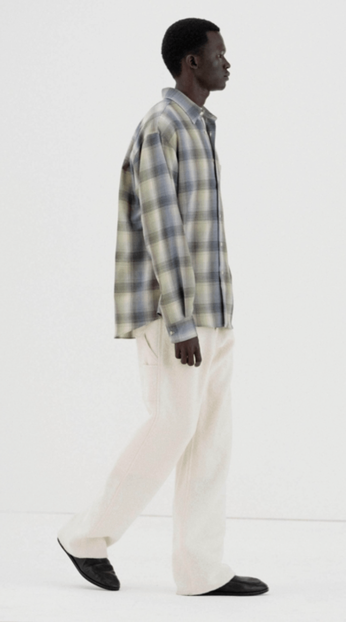 Oaurari Super Light Wool Check Shirt