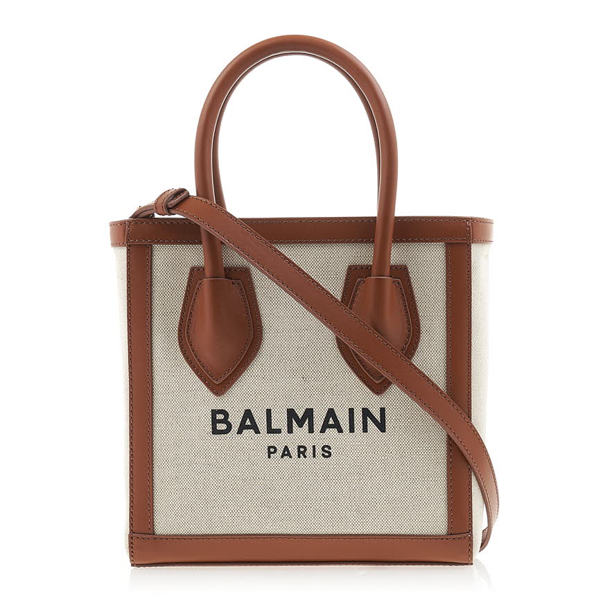 logo cotton tote shoulder bag