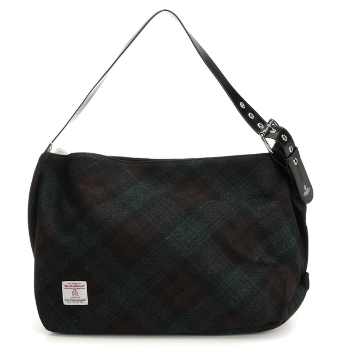 Vivienne Westwood MAXIME Black Large Shoulder Bag