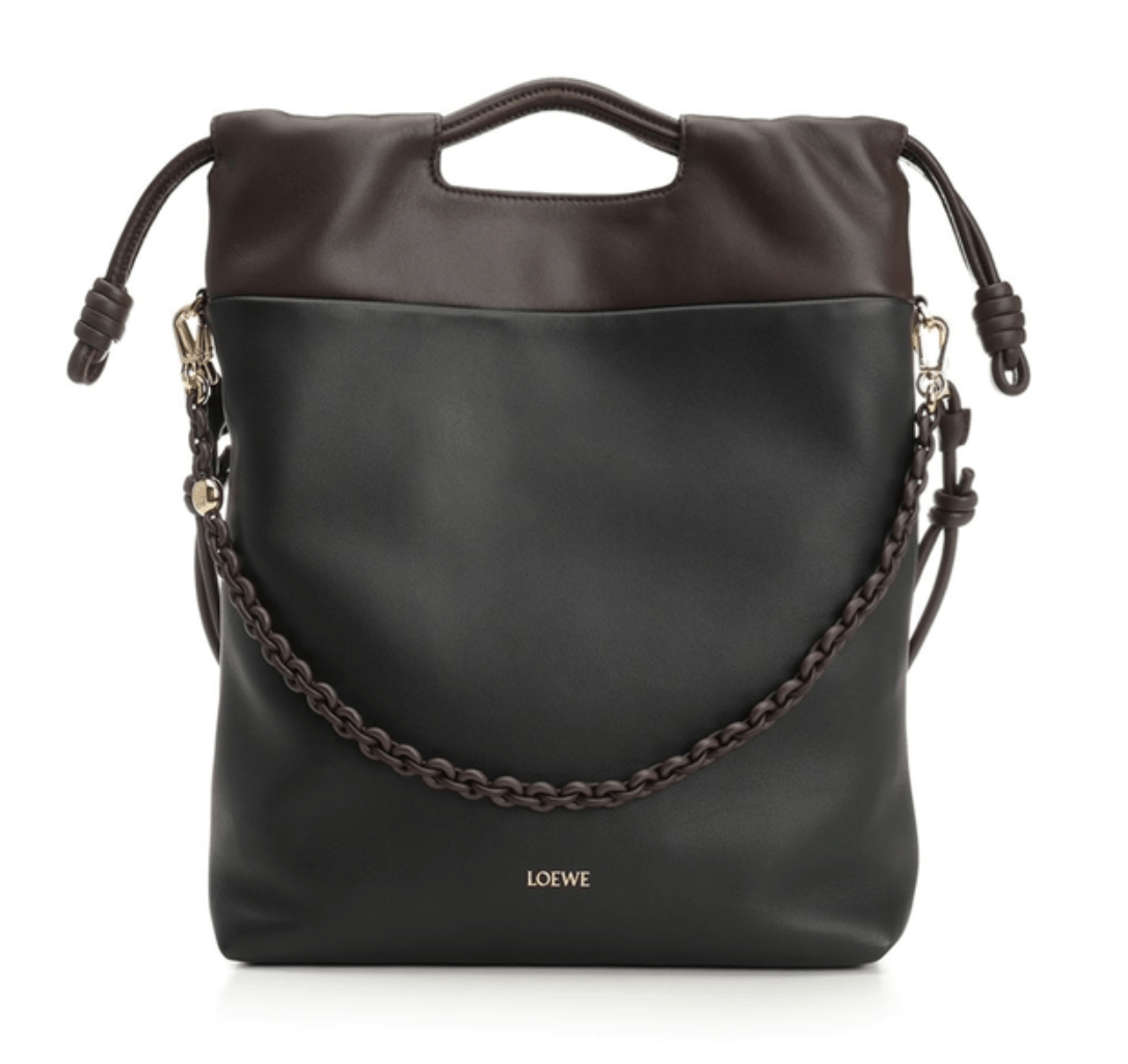 Flamenco purse tote in mellow nappa lambskin