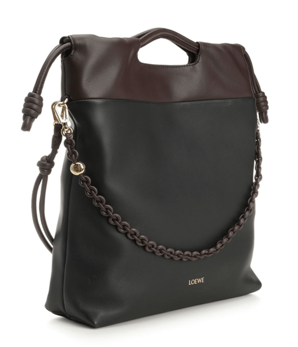 Flamenco purse tote in mellow nappa lambskin