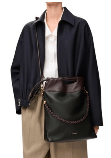 Flamenco purse tote in mellow nappa lambskin