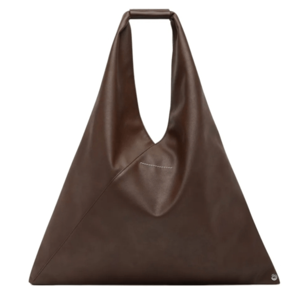 MM6 Maison Margiela Japanese Brown Large Tote Bag