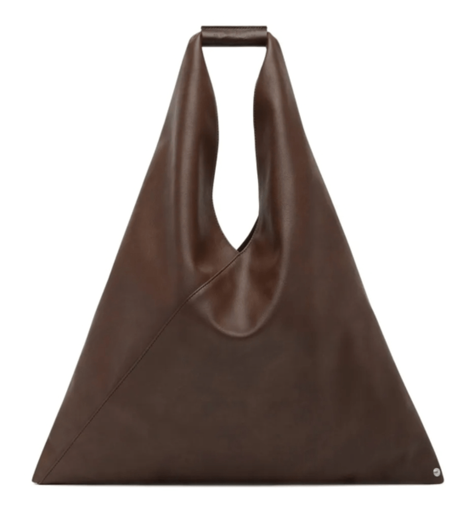 MM6 Maison Margiela Japanese Brown Large Tote Bag