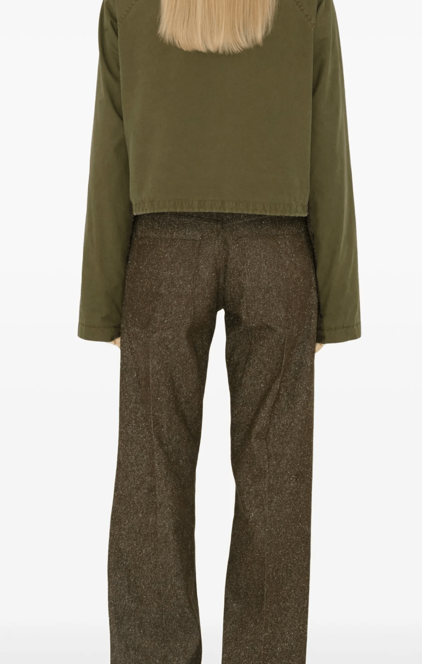 Burberry Cotton Field Jacket Green