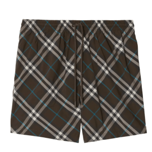 CHECK SWIM PANTS