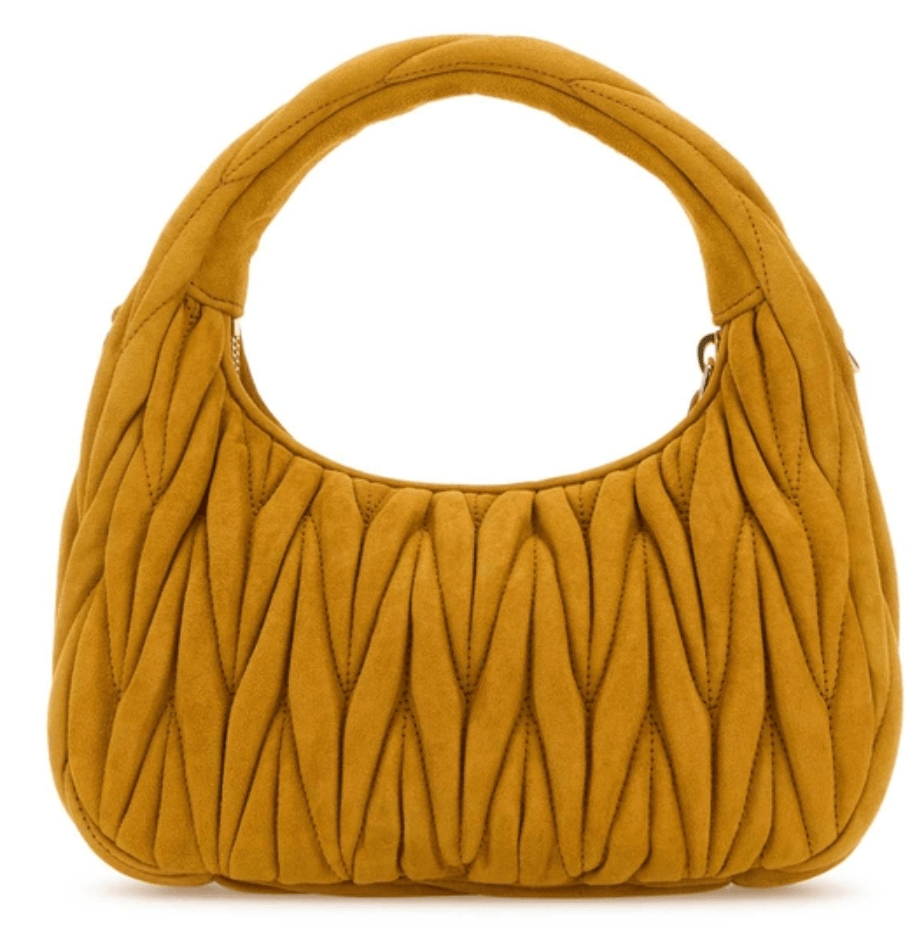 Wander matelassé nappa leather hobo bag