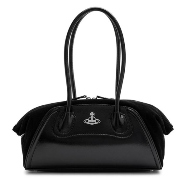 Vivienne Westwood: Black Shirley Small Holdall Bag