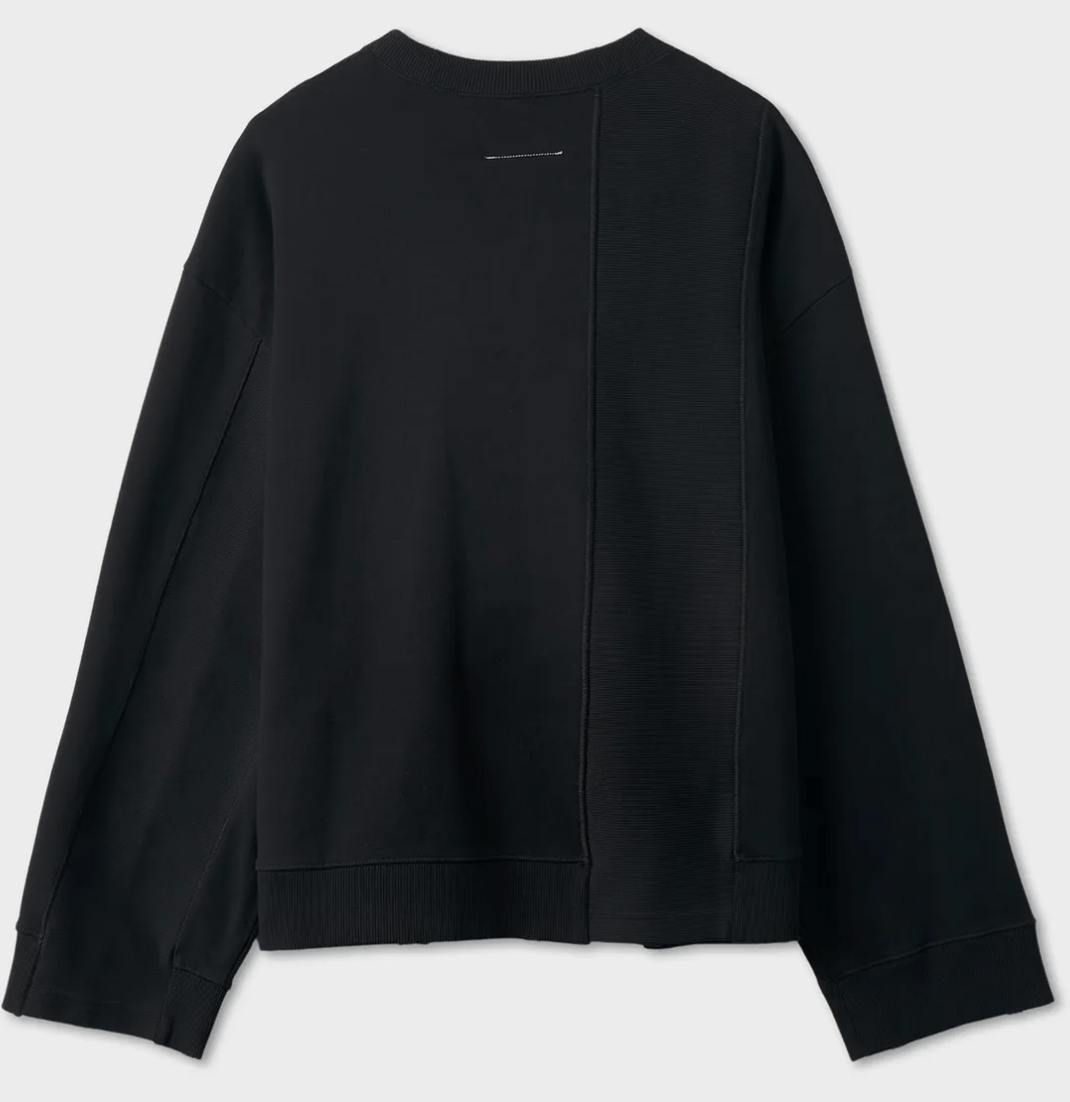 MM6 MAISON MARGIELA Black Band sweatshirt