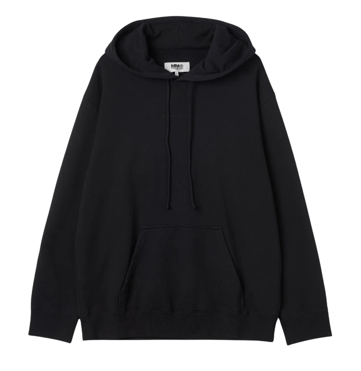 Cotton Hoodie - Black