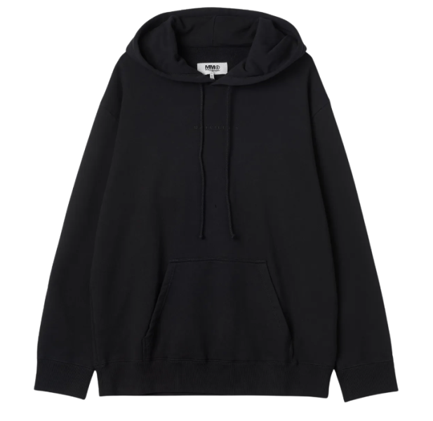 Cotton Hoodie - Black