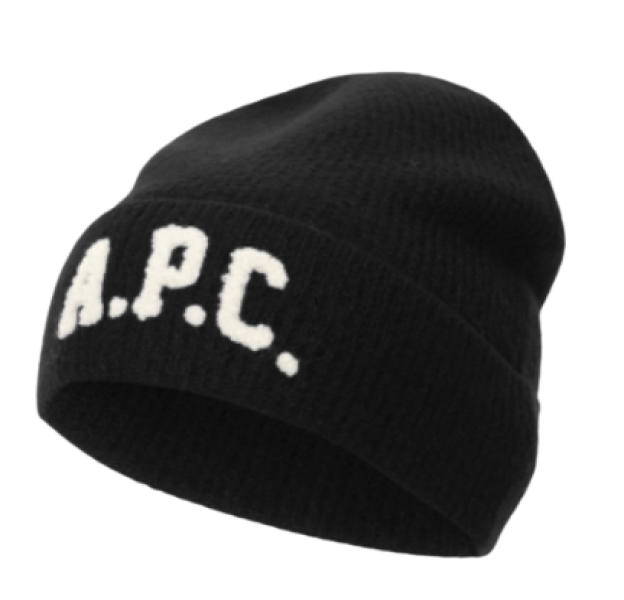 AXEL BEANIE BLACK WHITE