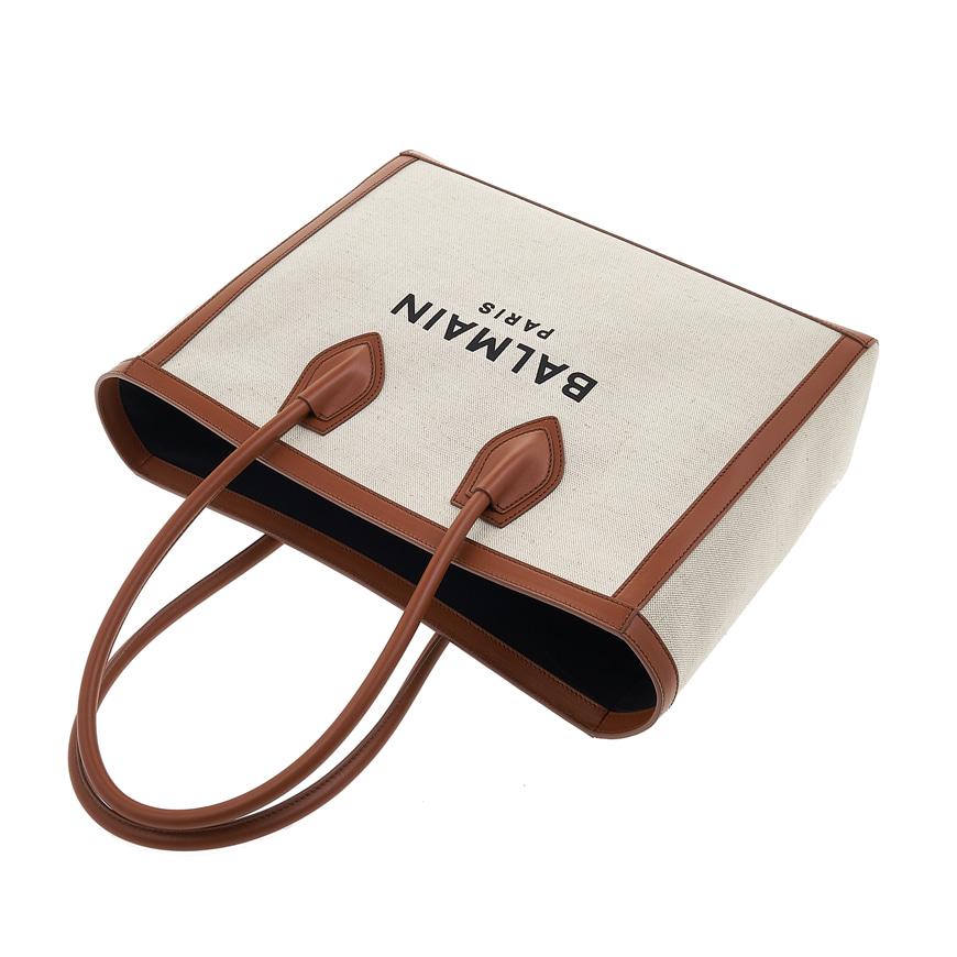 logo cotton shopper bag