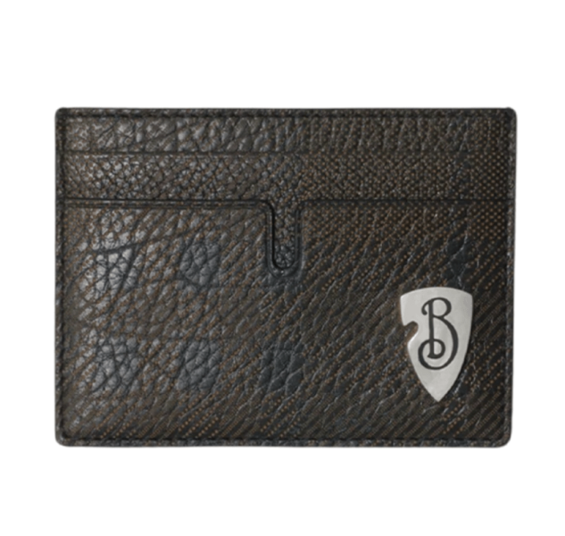 Burberry B Shield Card Case Slate
