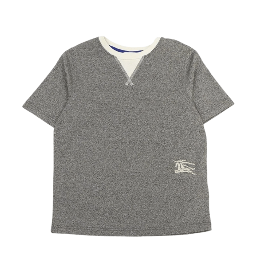 (Kids) Burberry EKD Embroidered T-Shirt Grey