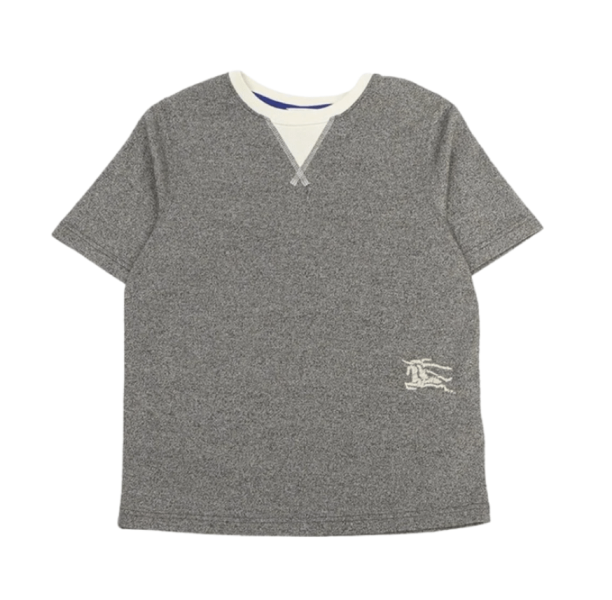 (Kids) Burberry EKD Embroidered T-Shirt Grey