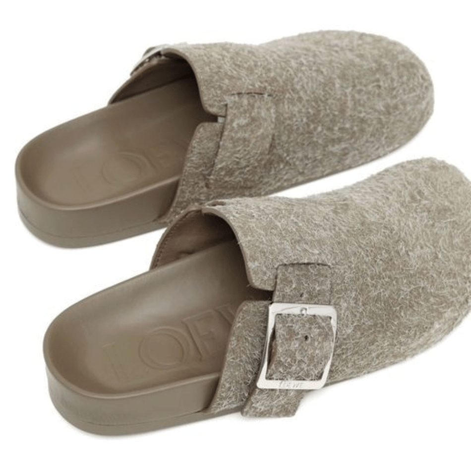 EASE Buckle Leather Mules