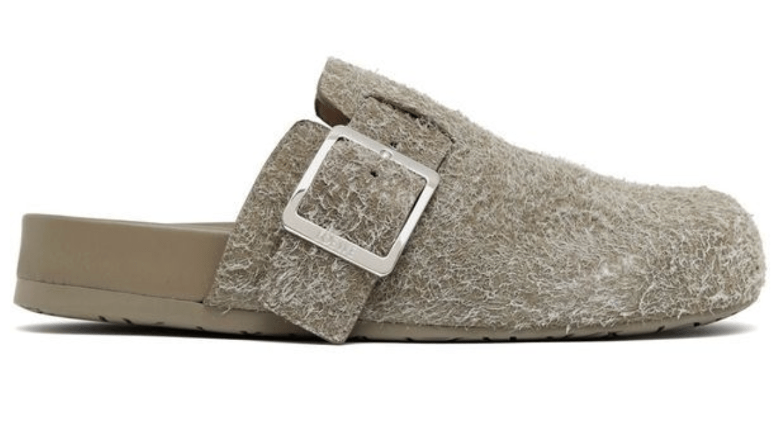 EASE Buckle Leather Mules