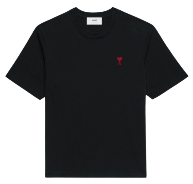 AMI de Coeur Boxy Fit T-Shirt Black