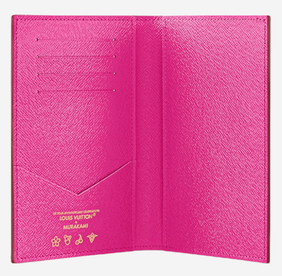 Louis Vuitton x Murakami Takashi Passport Cover Multicolore Blanc