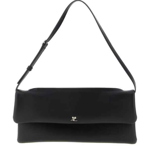 Courreges Cuff Pouch in Black 