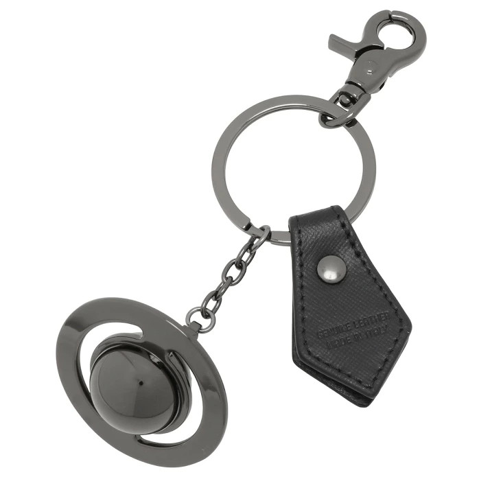 SAFFIANO 3D ORB GUNMETAL