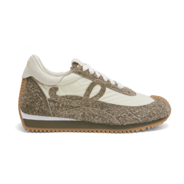 Loewe Flow Runner Khaki Green Canvas