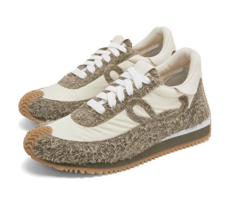 Loewe Flow Runner Khaki Green Canvas