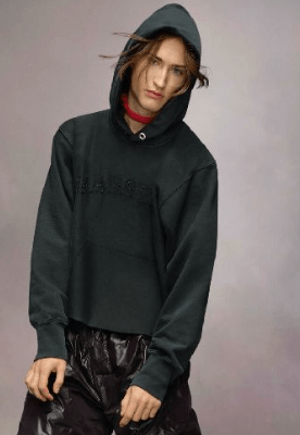 Maison Margiela Logo cotton fleece hoodie