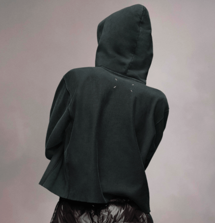 Maison Margiela Logo cotton fleece hoodie