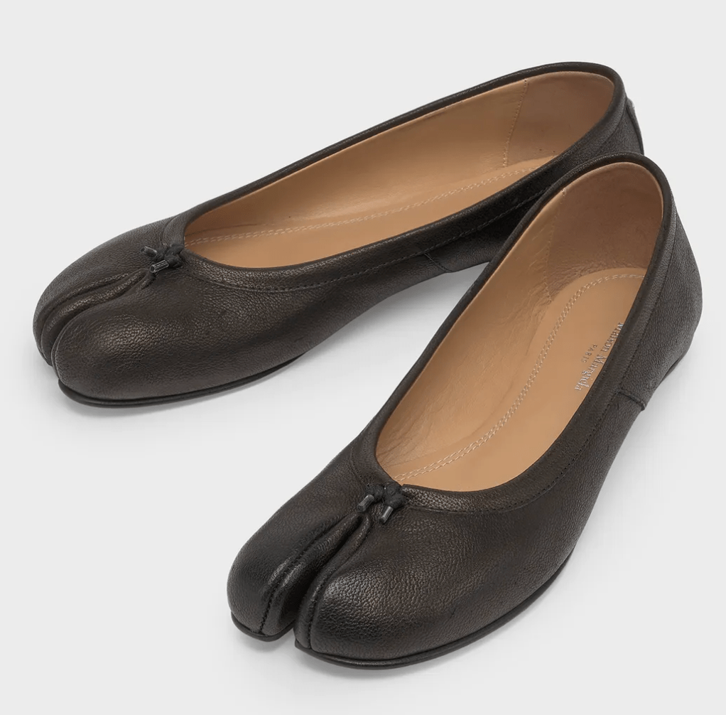 Maison Margiela Tabi ballerina black