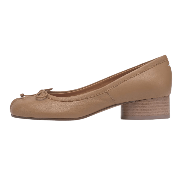 MAISON MARGIELA Tabi Ballerina 3cm Flats in Nude