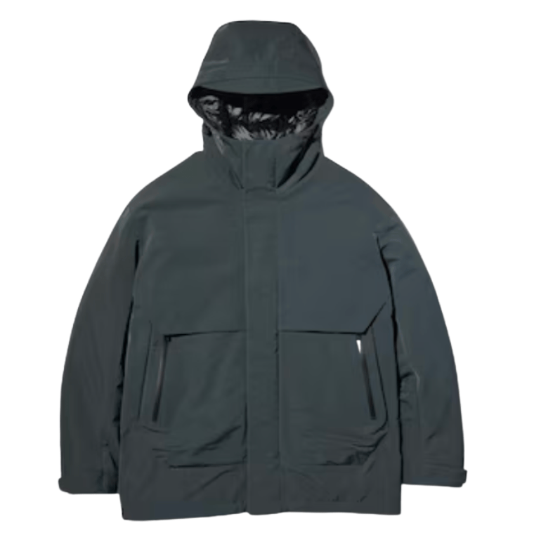 Uniqlo x Jil Sander Hybrid Down Oversized Parka Dark Green - JP