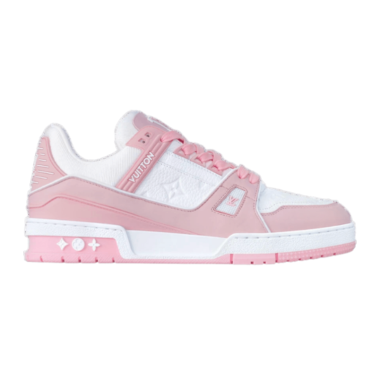 (W) Louis Vuitton LV Trainer Sneakers Rose