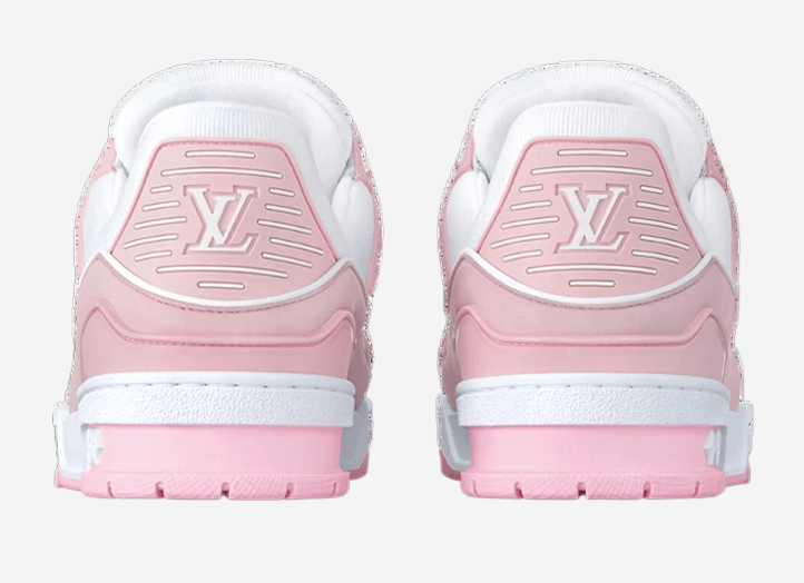 (W) Louis Vuitton LV Trainer Sneakers Rose