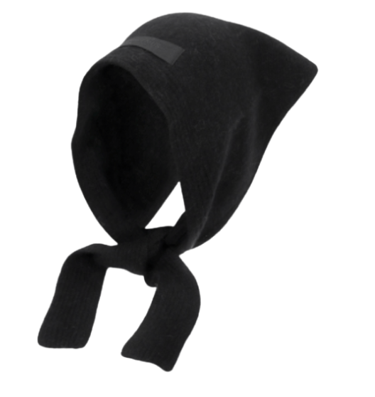 JACQUEMUS LE CHALE GROS GRAIN BLACK