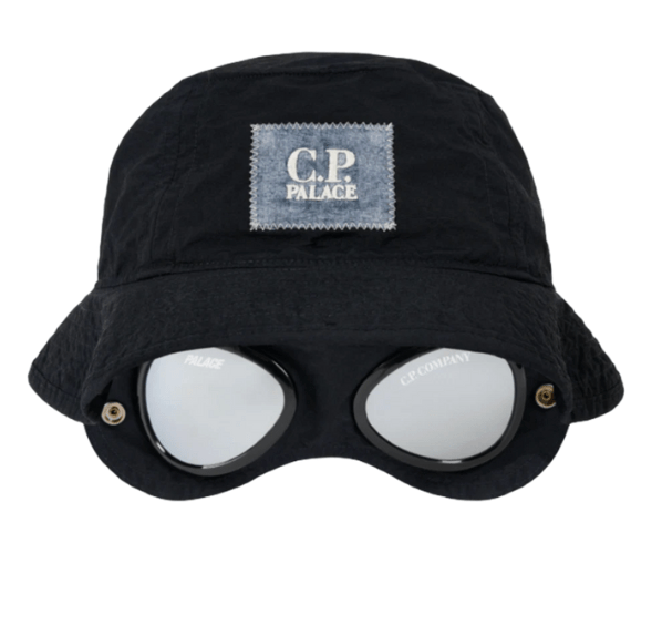 Palace x C.P. Company Goggle Bucket Hat Navy - 25SS