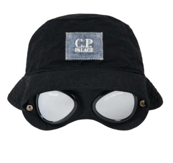 Palace x C.P. Company Goggle Bucket Hat Navy - 25SS