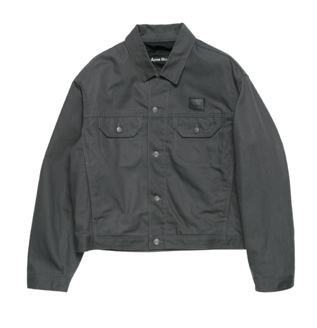 Face Logo Canvas Jacket