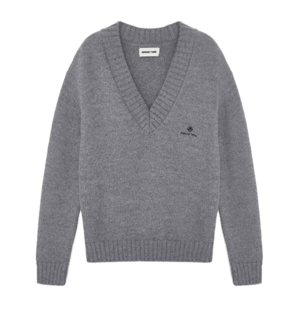 V-NECK PULLOVER SWEATER