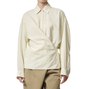 LEMAIRE Twisted Assimetric Shirt - White 