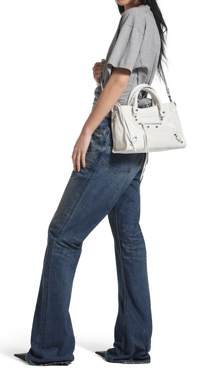 Le City Bag Small in Optic White