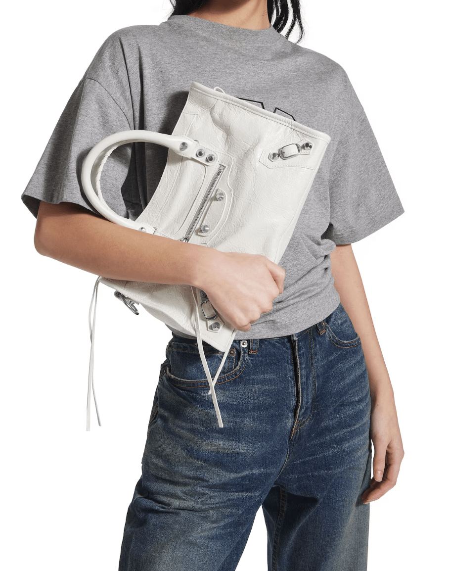 Le City Bag Small in Optic White