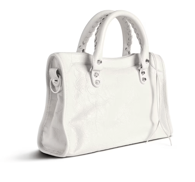 Le City Bag Small in Optic White