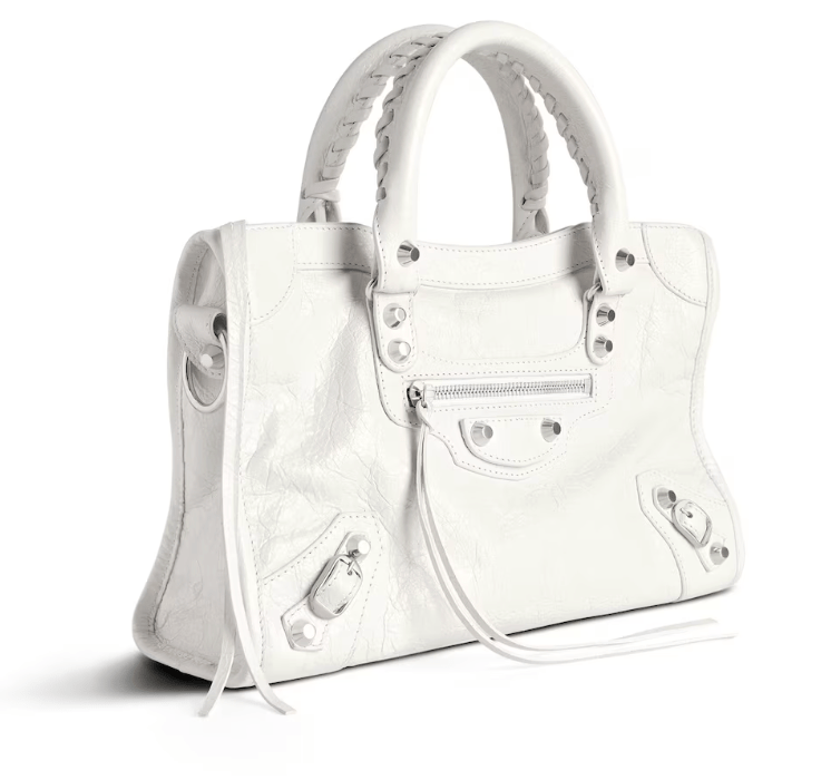 Le City Bag Small in Optic White