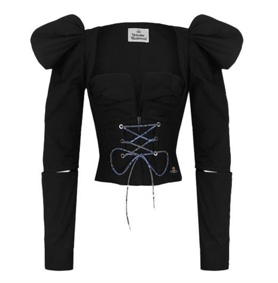 Vivienne Westwood Feba Crop Top in Black