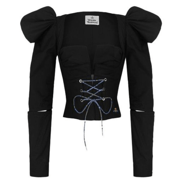 Vivienne Westwood Feba Crop Top in Black