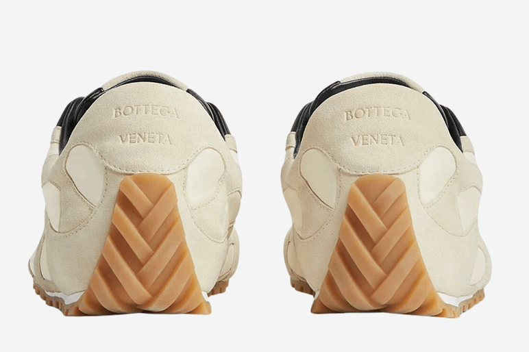 Bottega Veneta Orbit Flash Sneakers Sea Salt Black