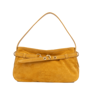 Miu Miu Suede Pouch Shoulder Bag