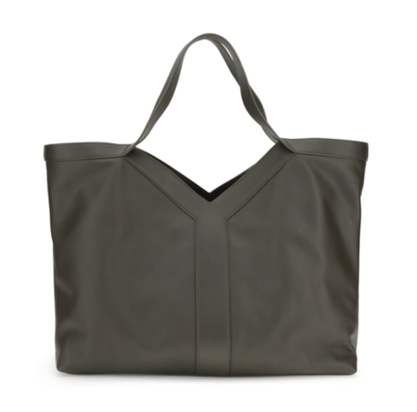 Saint Laurent Y Large Tote in Smooth Leather Light Musk